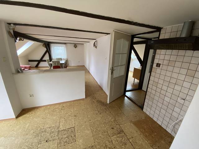 Obývací pokoj + kuchyně.